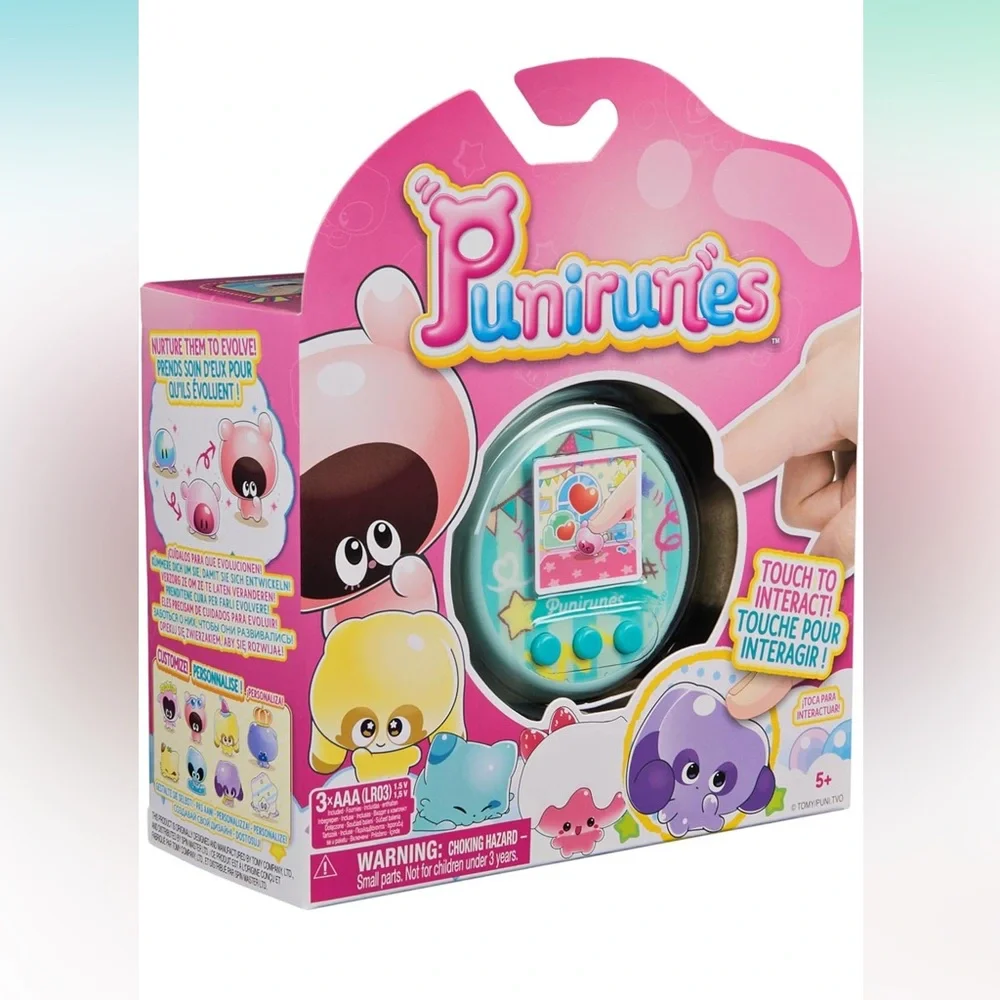 Punirunes, Interactive Digital Toy with 55 Squishy Characters Inside.